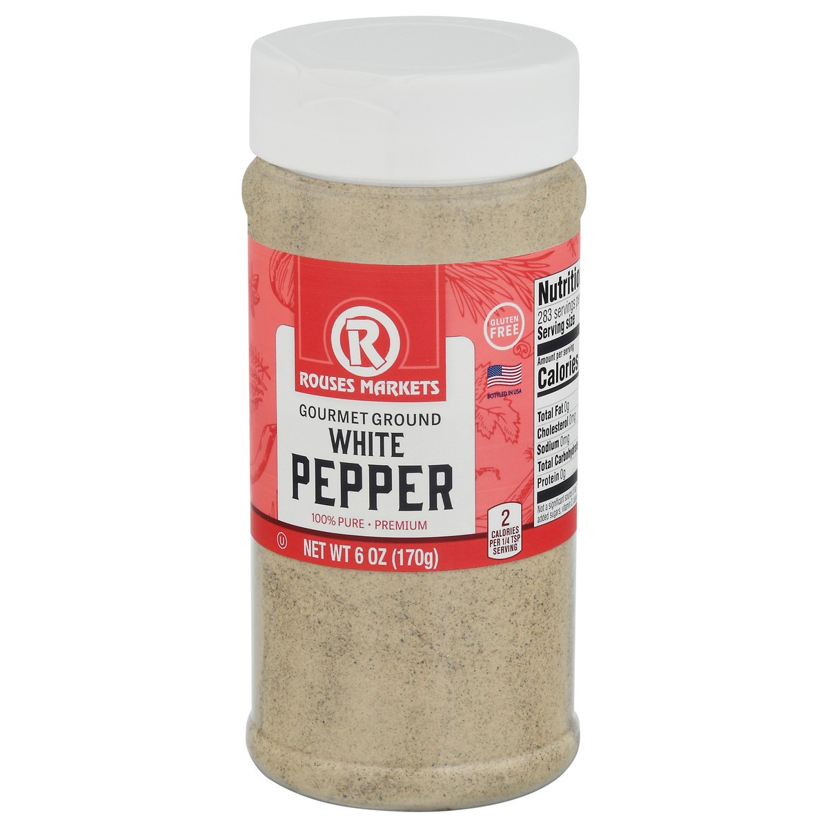 slide 14 of 14, Rouses Markets Gourmet Ground White Pepper 6 oz, 6 oz
