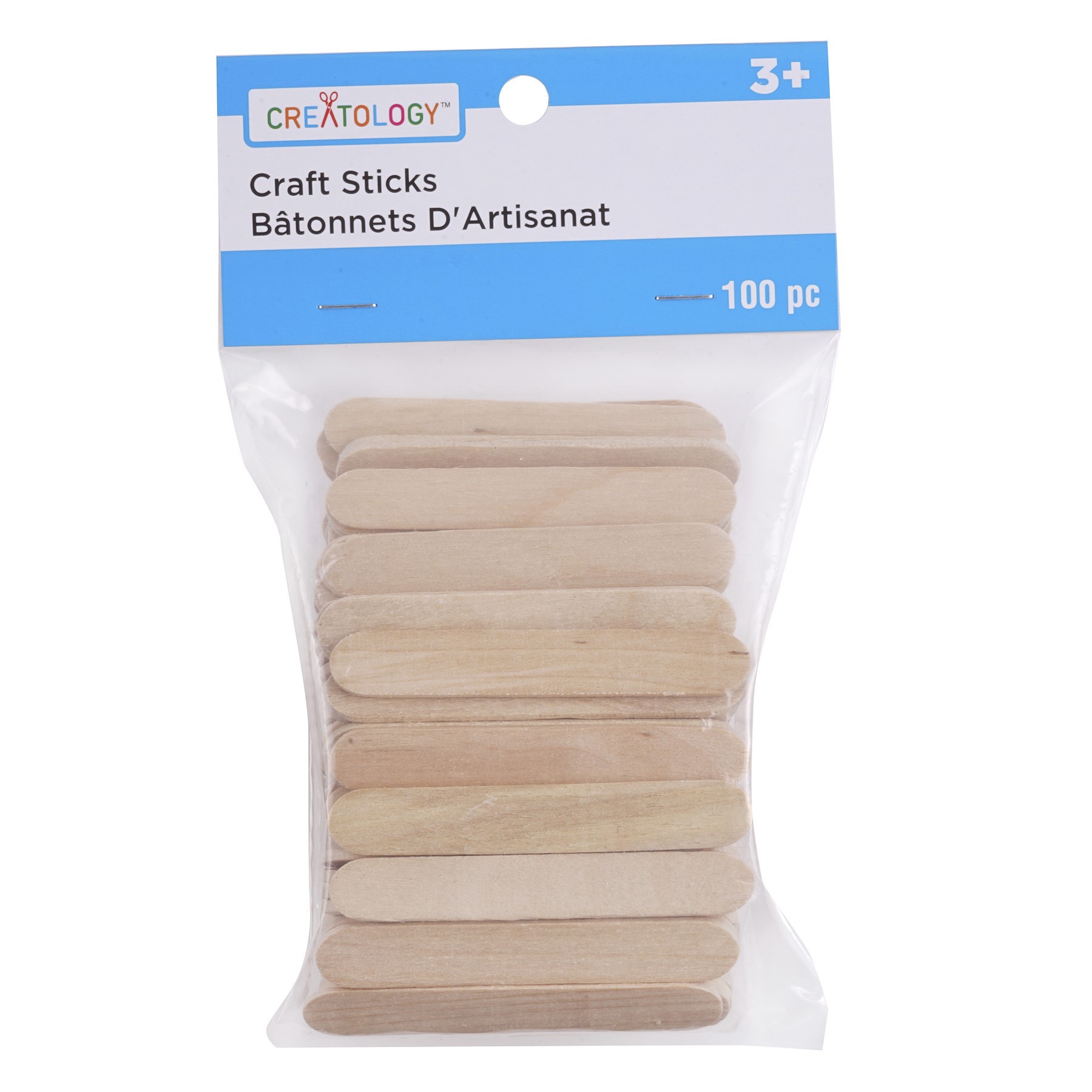 slide 2 of 3, Mini Wood Craft Sticks By Creatology, 2.5 in