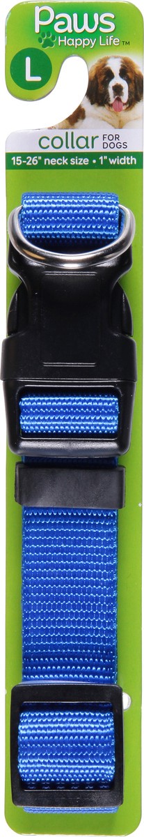 slide 5 of 9, Paws Happy Life Collard Adjustable Nylon - Blue, 1 ct