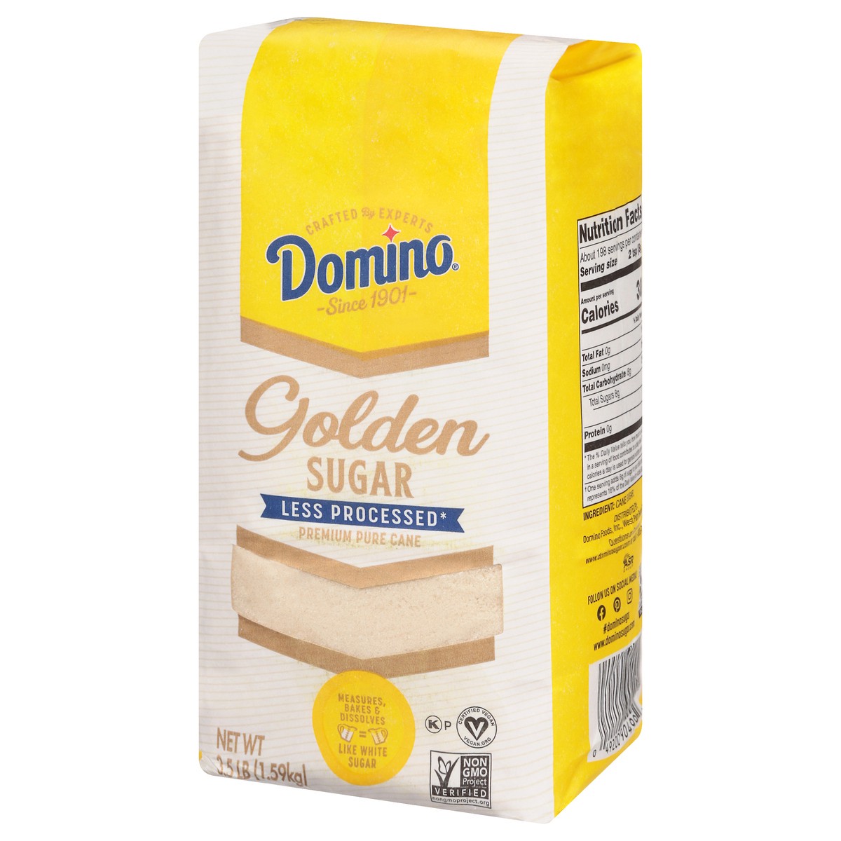 slide 5 of 9, Domino® golden granulated sugar, 3.5 lb