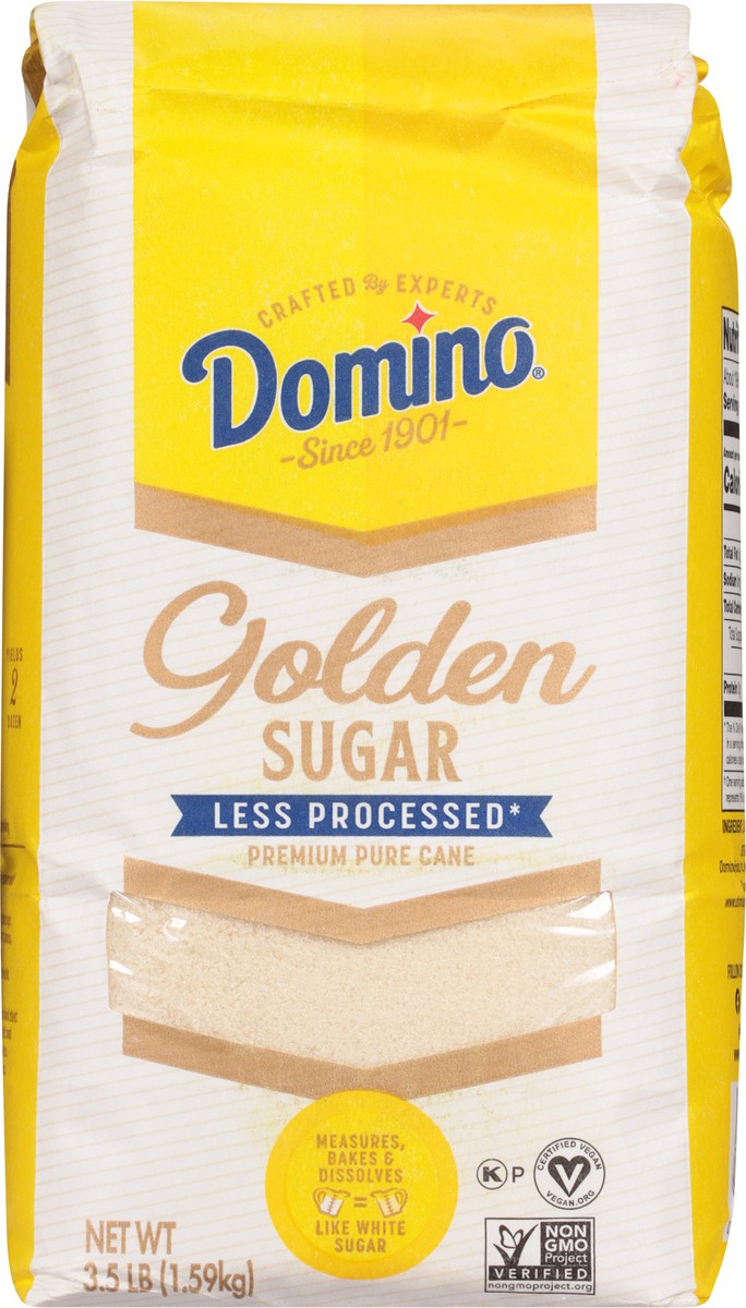 slide 4 of 9, Domino® golden granulated sugar, 3.5 lb