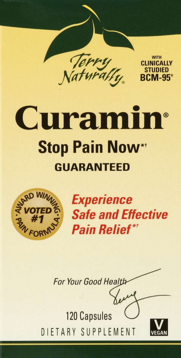 slide 1 of 1, Terry Naturally Curamin Pain Relief, 120 ct