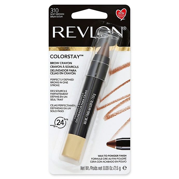 slide 1 of 1, Revlon Colorstay Brow Crayon - Soft Brown, 0.09 oz