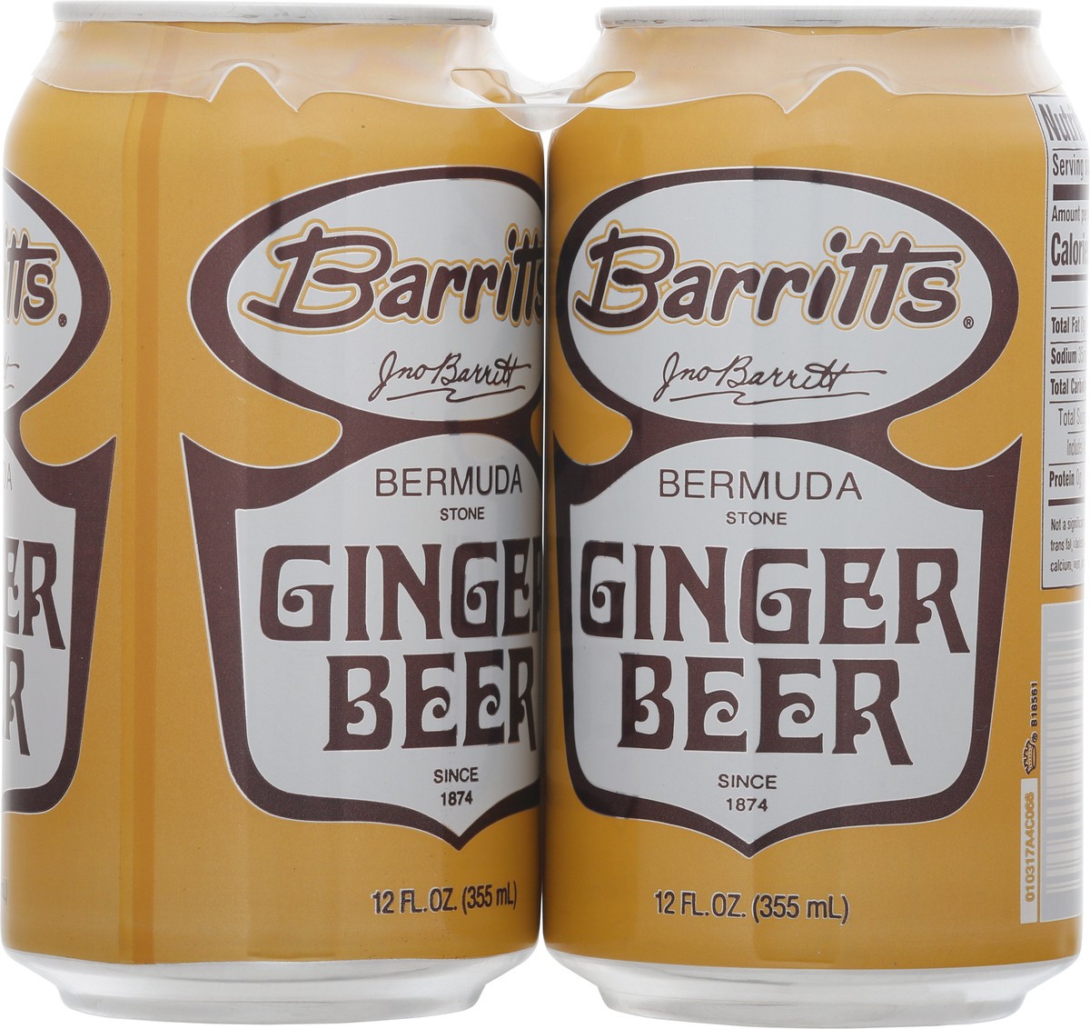 slide 2 of 9, Barritt's Ginger Beer - 6 ct; 12 fl oz, 6 ct; 12 fl oz