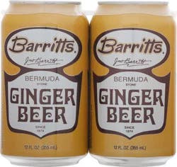 Barritt's Bermuda Stone Ginger Beer - 4 ea