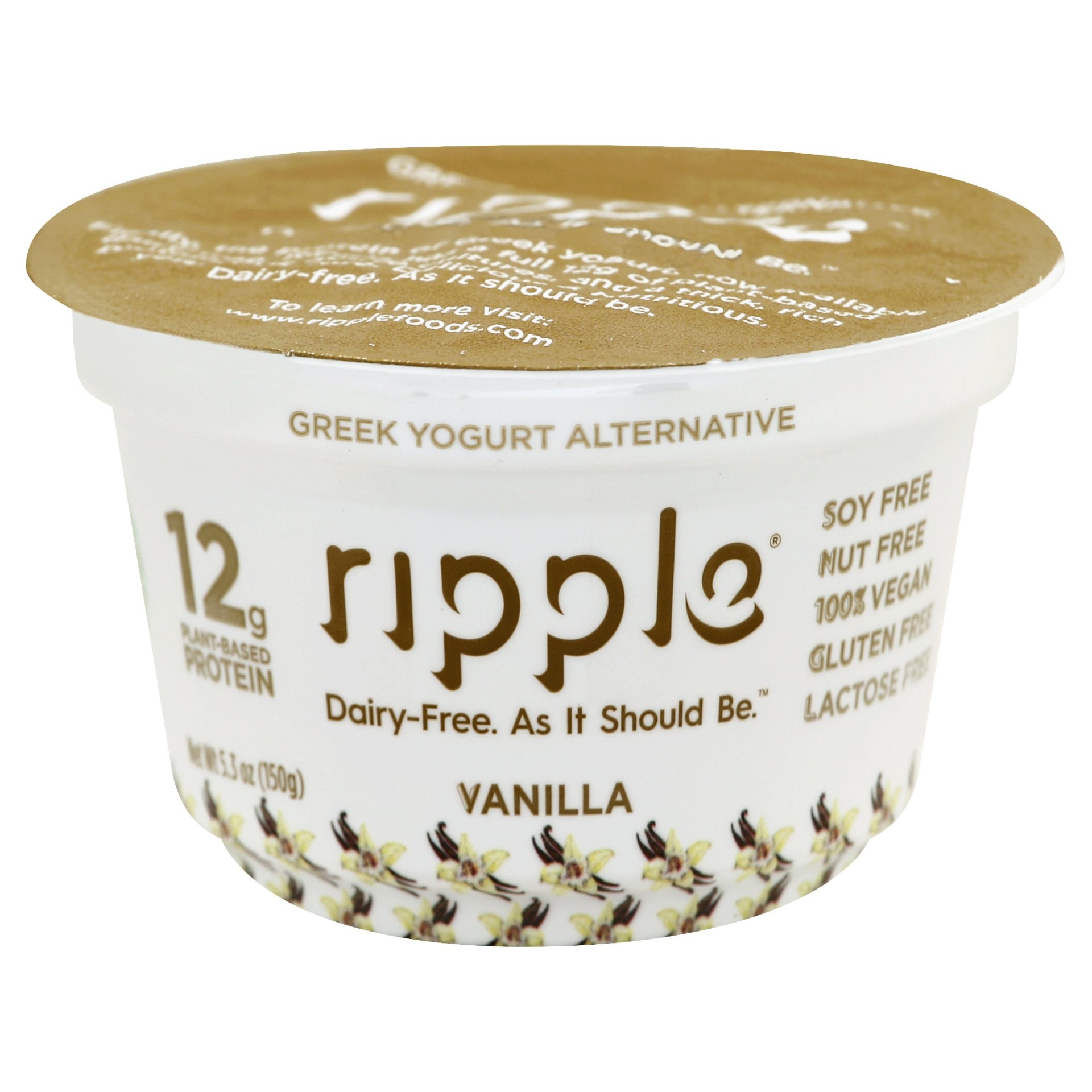 slide 1 of 1, Ripple Vanilla Greek Yogurt, 5.3 oz