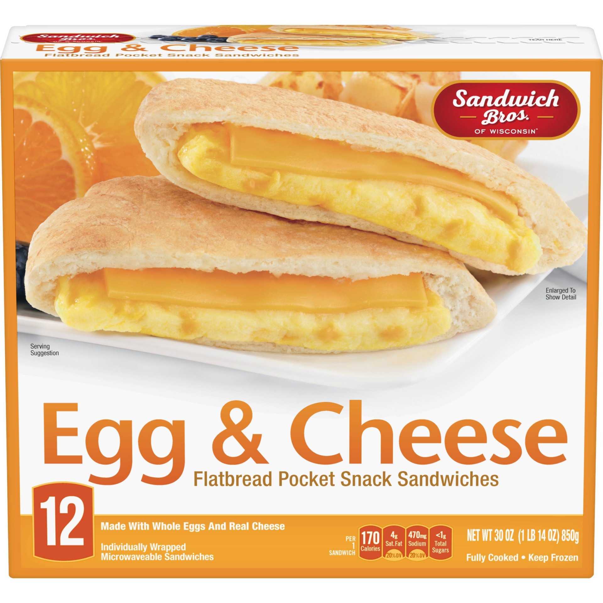 Sandwich Bros. of Wisconsin Sandwich Brothers of Wisconsin Egg & Cheese