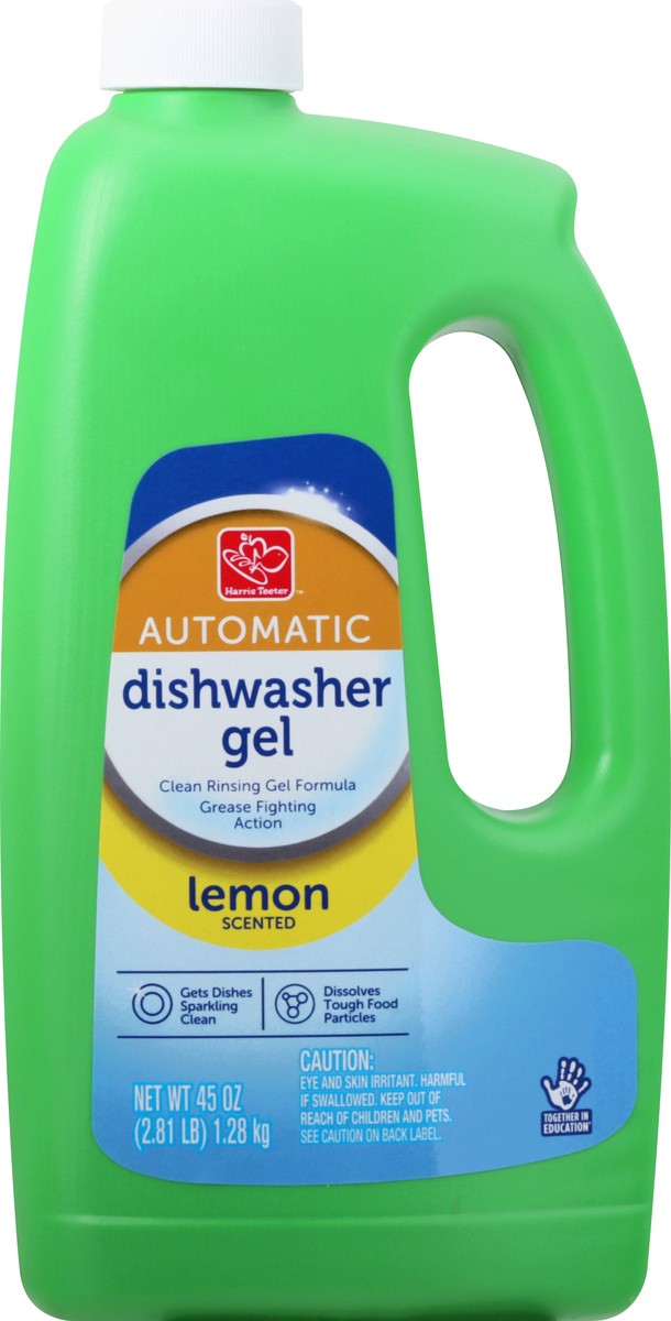 slide 2 of 11, Harris Teeter yourhome Dishwasher Detergent - Lemon Scent, 45 oz