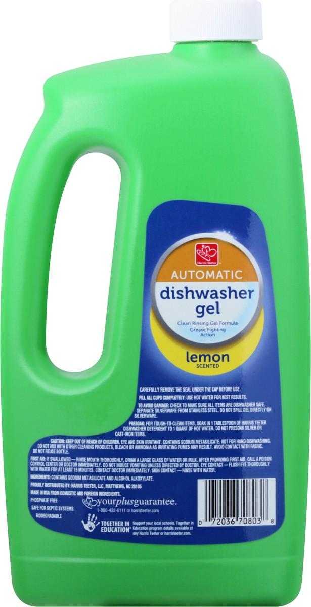 slide 4 of 11, Harris Teeter yourhome Dishwasher Detergent - Lemon Scent, 45 oz