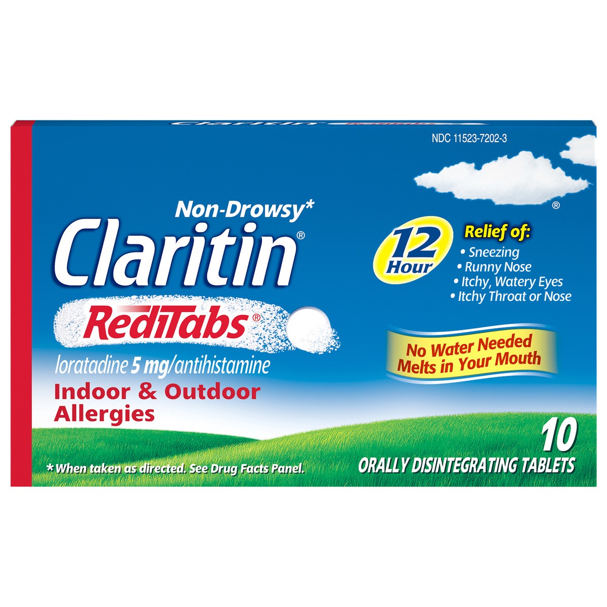 slide 1 of 4, Claritin Reditabs Indoor & Outdoor Allergies Tablets, 10 ct