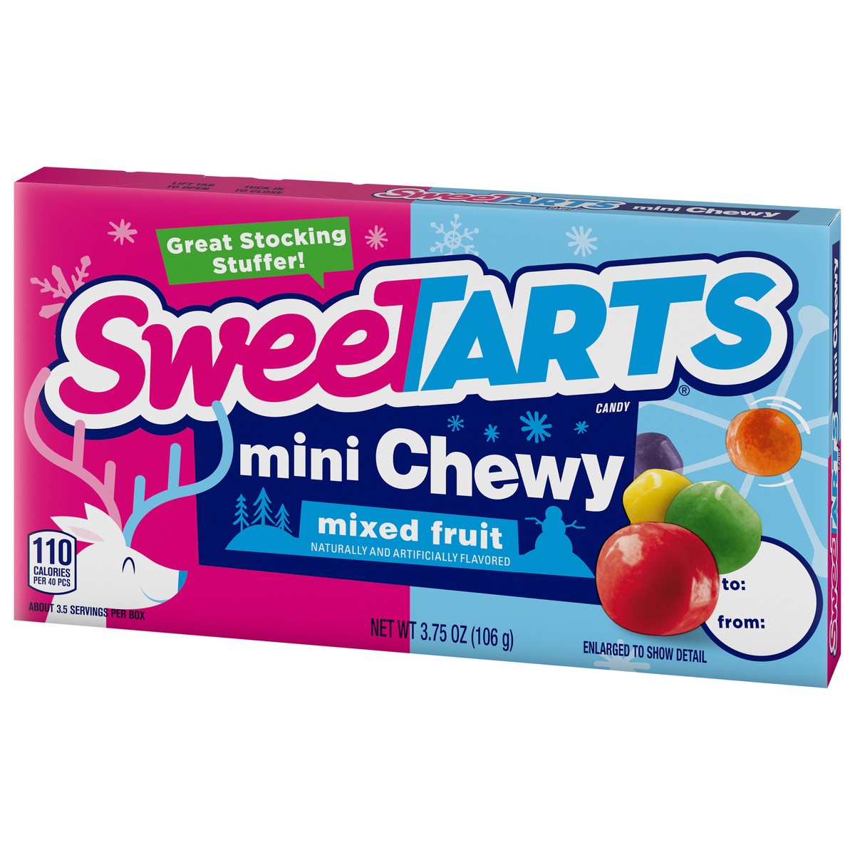 slide 2 of 9, SweeTARTS Mini Chewy Theatre Box 157322 3.75 oz, 3.75 oz