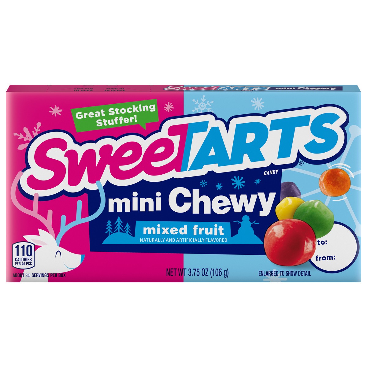 slide 1 of 9, SweeTARTS Mini Chewy Theatre Box 157322 3.75 oz, 3.75 oz