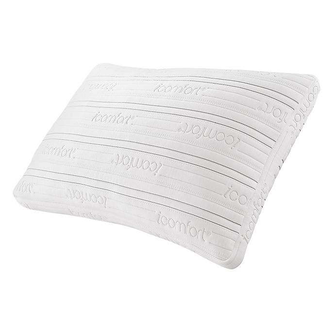 slide 1 of 4, Serta iComfort Scrunch 3.0 Queen Bed Pillow - White, 1 ct