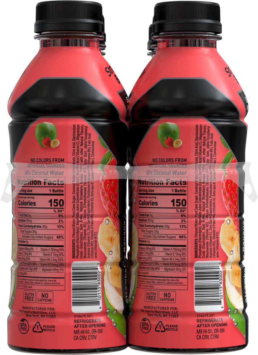 slide 9 of 10, BODYARMOR Sports Drink Strawberry Banana, 20 fl oz, 6 Pack, 6 ct