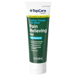 TopCare Health Pain Relieving Gel with Menthol 4% 3 fl oz
