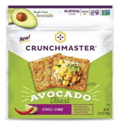 Crunchmaster Avocado Toast Chili Lime Crackers