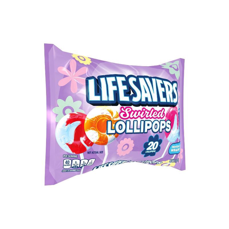 slide 5 of 5, Lifesavers Swirled Pops, 1 ct