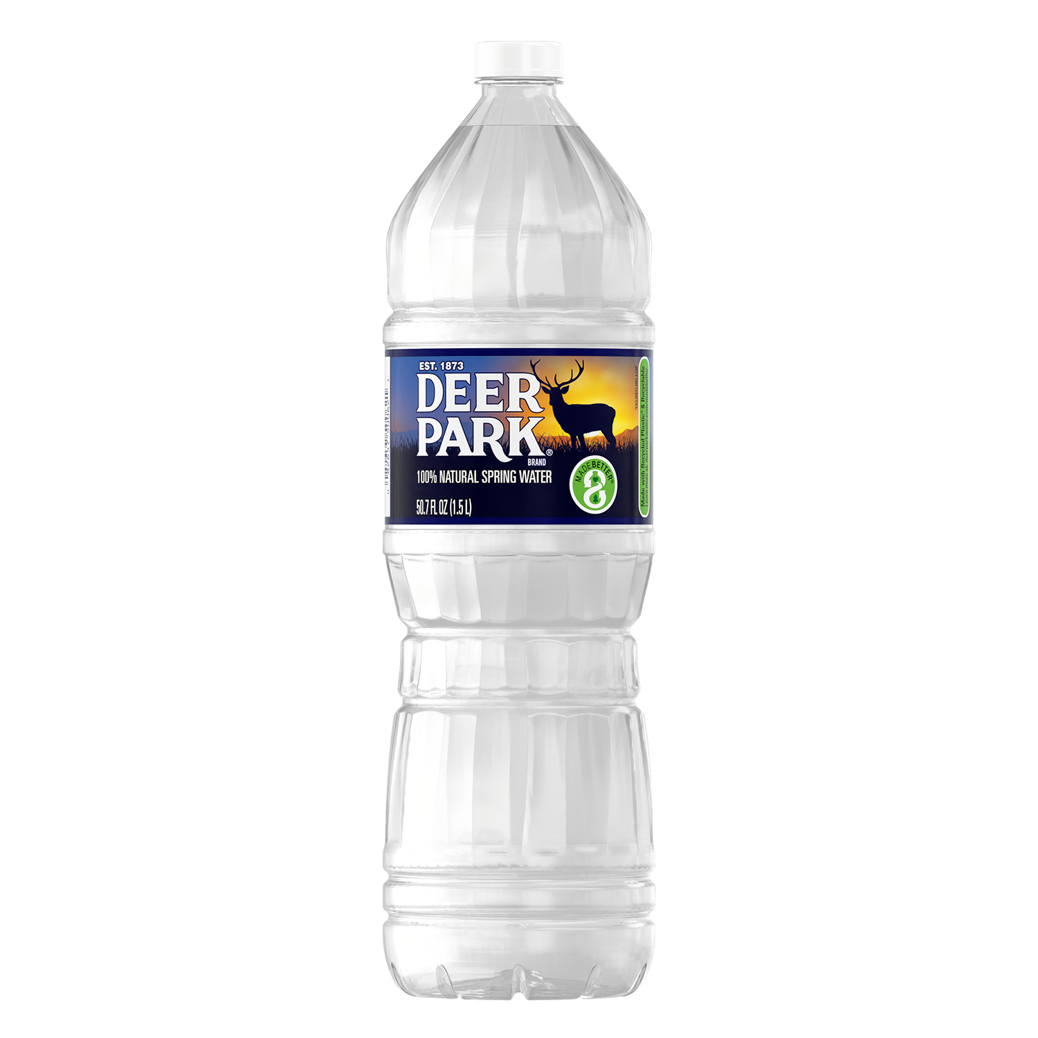 slide 2 of 5, DEER PARK Brand 100% Natural Spring Water, 50.7-ounce plastic bottle, 1.5 liter