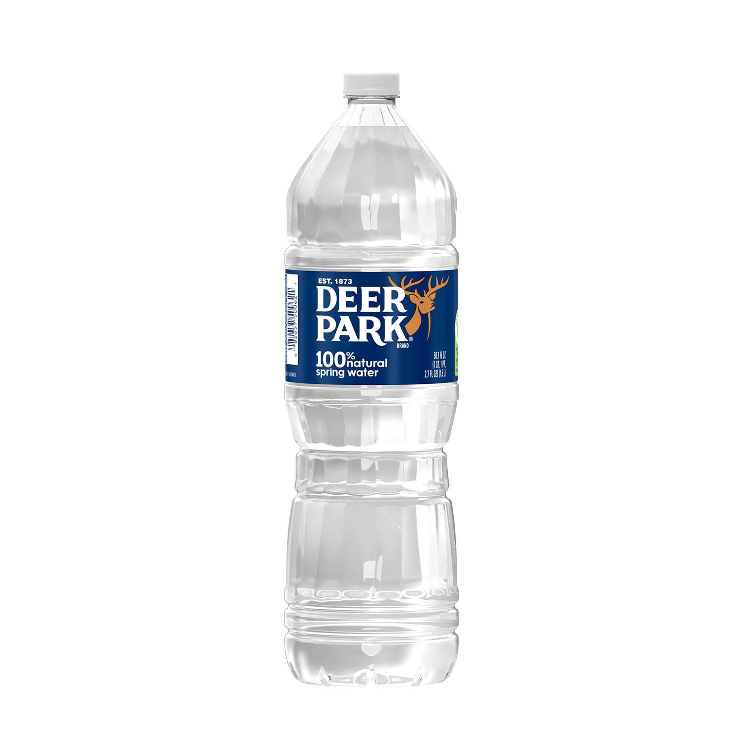 slide 1 of 5, DEER PARK Brand 100% Natural Spring Water, 50.7-ounce plastic bottle, 1.5 liter