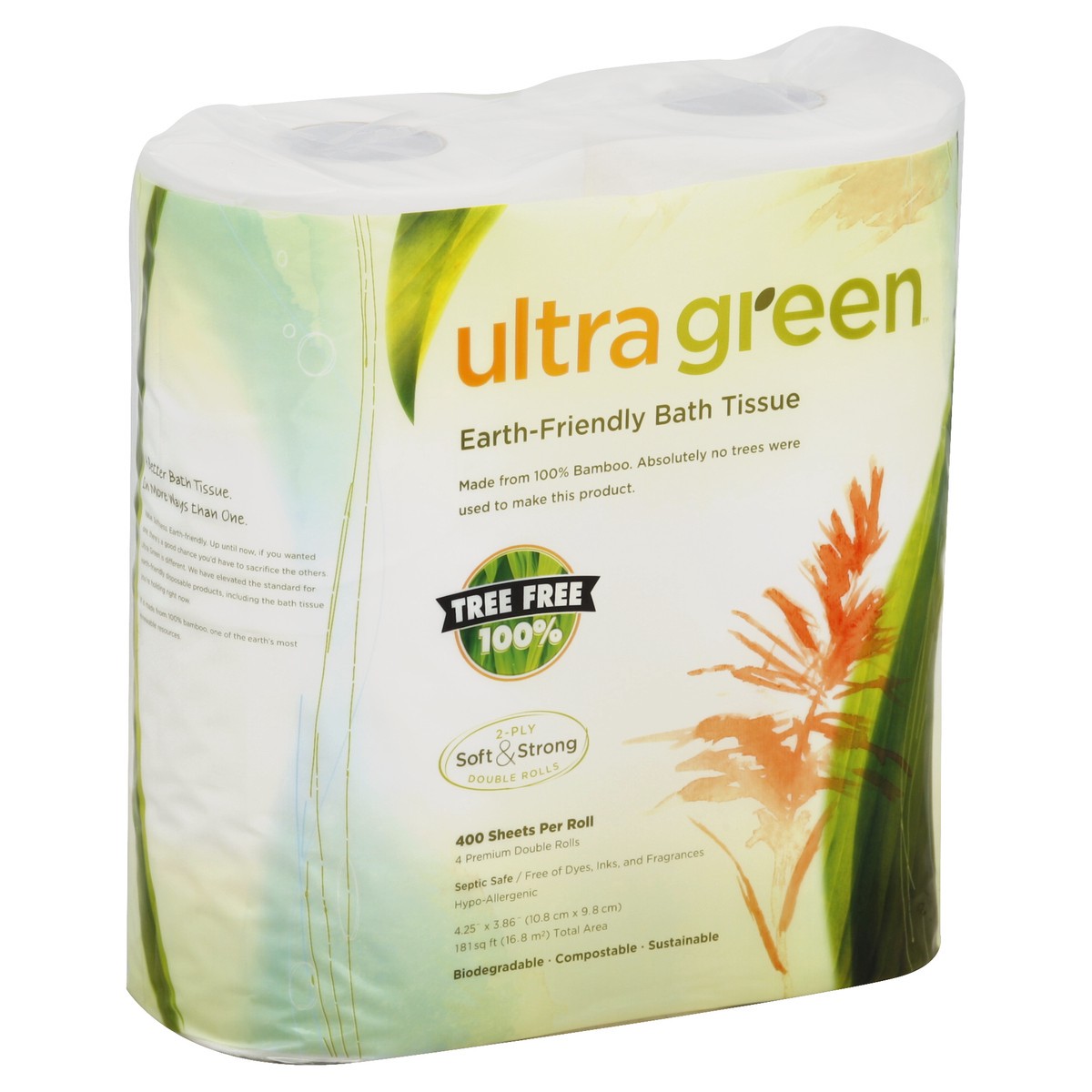 slide 7 of 7, Ultra Green Bim Bam Boo Bath Tissue, 4 ct