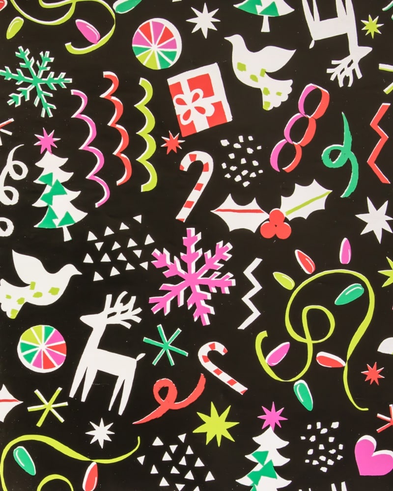 slide 1 of 1, Holiday Home Characters Gift Wrap, 30 in