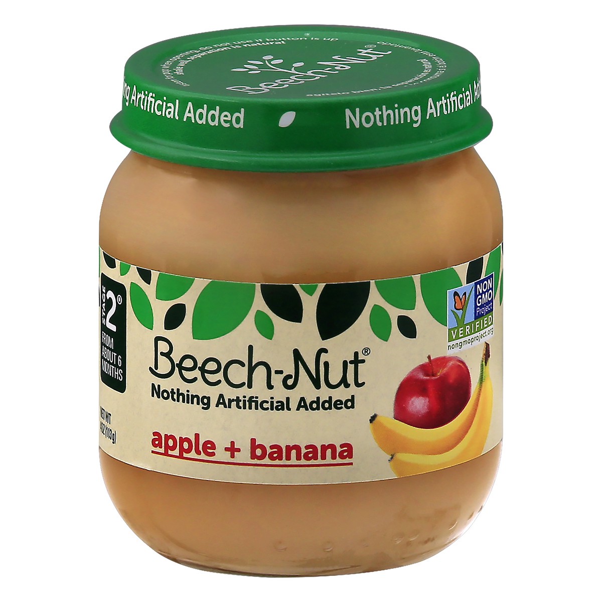 slide 2 of 10, Beech-Nut Beech Nut Apples & Bananas Baby Food, 4 oz