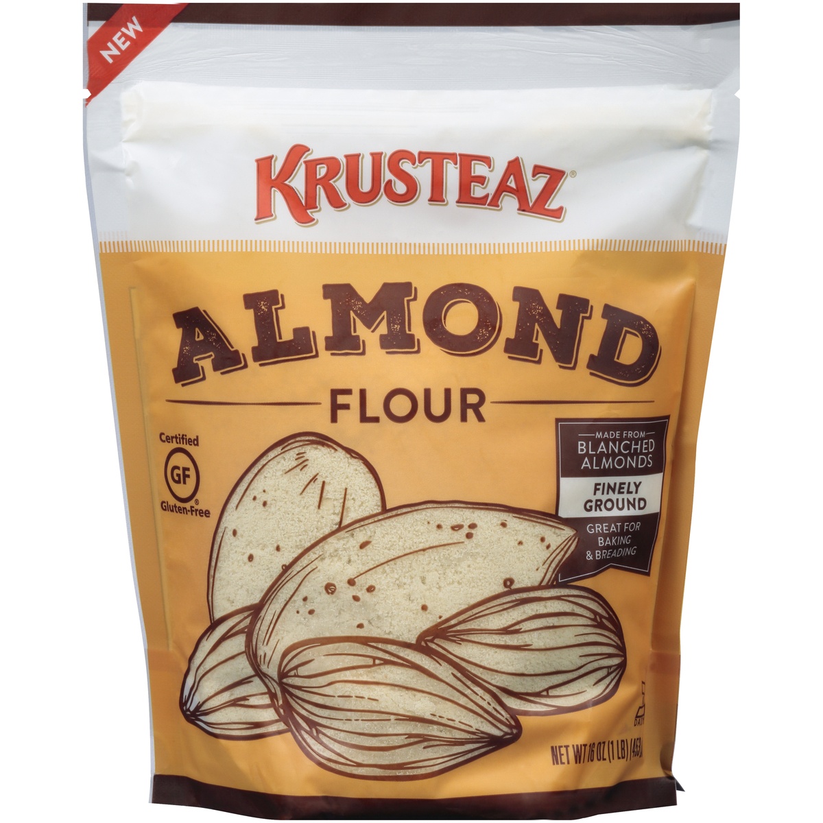 slide 6 of 6, Krusteaz Almond Flour, 16 oz