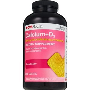 slide 1 of 1, Cvs Health Calcium & Vitamin D3 Tablets, 600 Ct, 1 ct