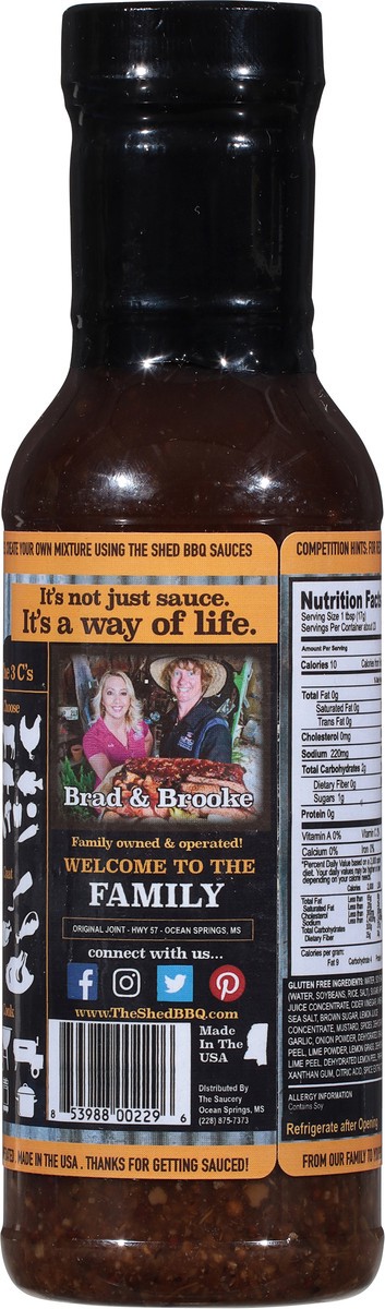 slide 2 of 12, The Shed Bbq Marinade Fowl Play Sauce, 13.5 oz