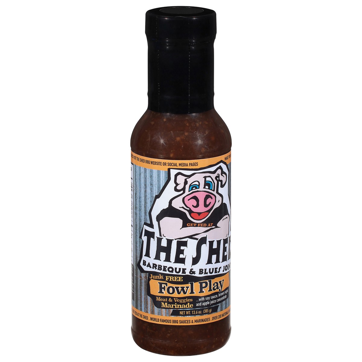 slide 4 of 12, The Shed Bbq Marinade Fowl Play Sauce, 13.5 oz