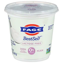 Fage Lactose Free Nonfat Greek Strained Plain Yogurt 32 oz