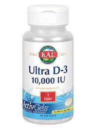slide 1 of 1, Kal Ultra D3 10000Iu, 90 ct