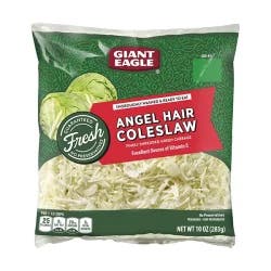 Giant Eagle Fresh Angel Hair Slaw