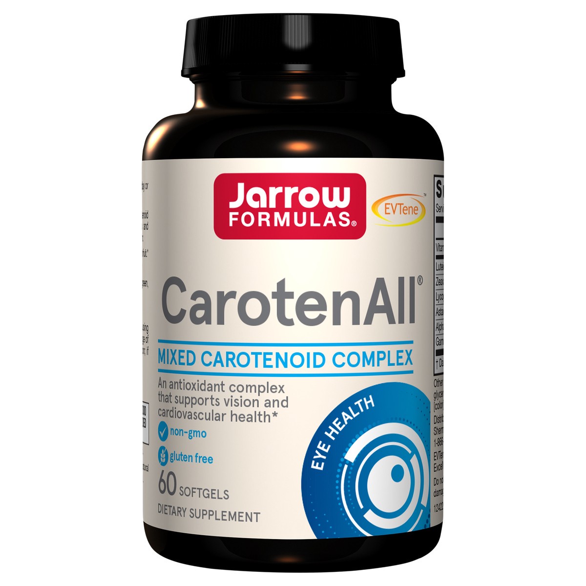 slide 1 of 4, Jarrow Formulas CarotenAll - 60 Softgels - Supplement Provides Seven Major Carotenoids Found in Fruits & Vegetables to Support Cardiovascular & Vision Health - Up to 60 Servings, 60 ct