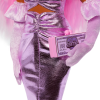 slide 7 of 21, Barbie Deluxe Style 11" Doll #1 in Glossy Pink Barbiecore Dress with Velvet Gloves, Pink Hair, 11 in