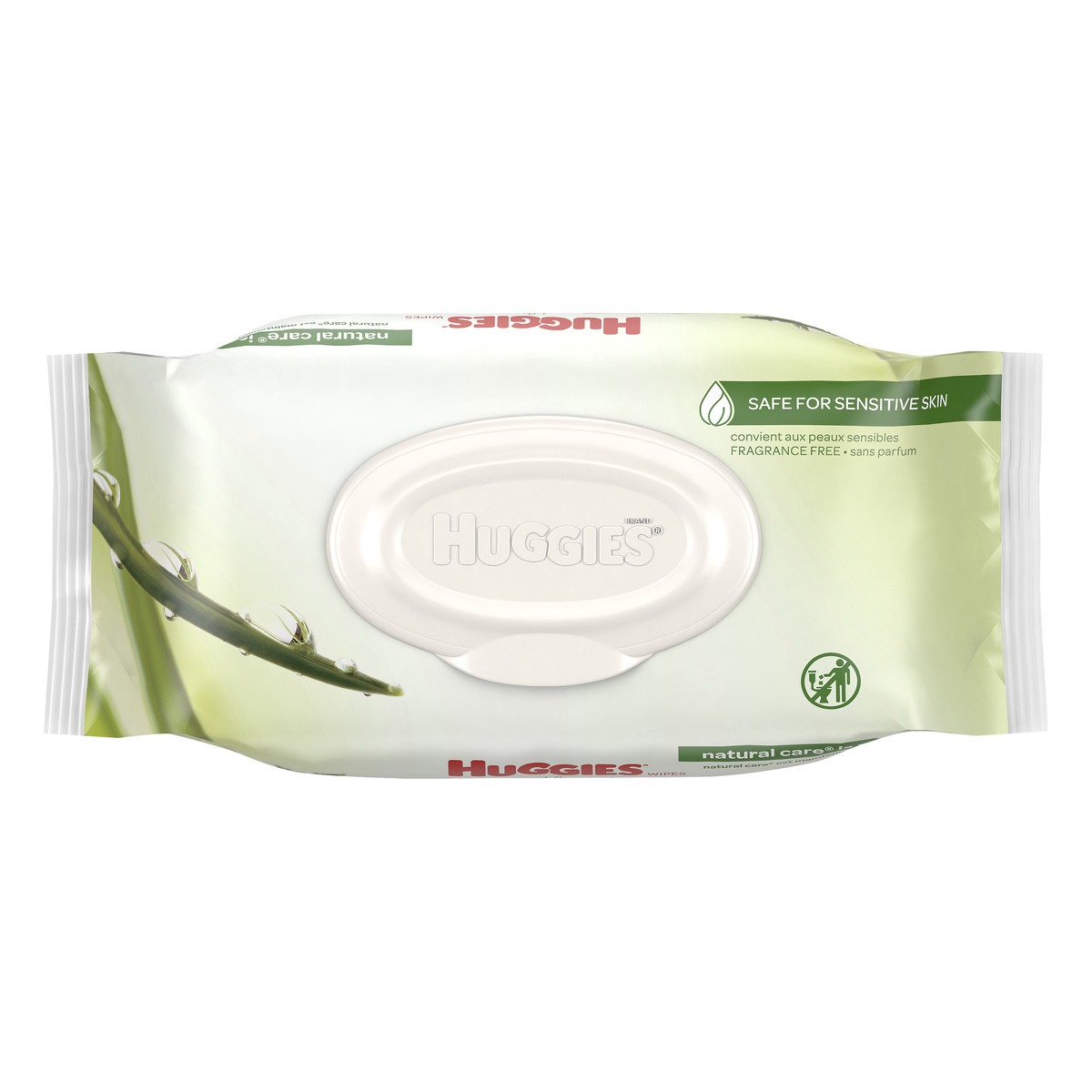 slide 1 of 5, Huggies Natural Care Wipes with Aloe & Vitamin E 56 ea, 56 ct