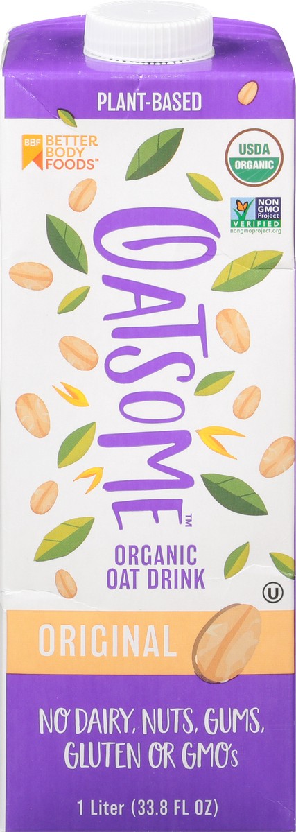 slide 1 of 21, Oatsome Organic Oat Drink 1 lt, 33.8 fl oz