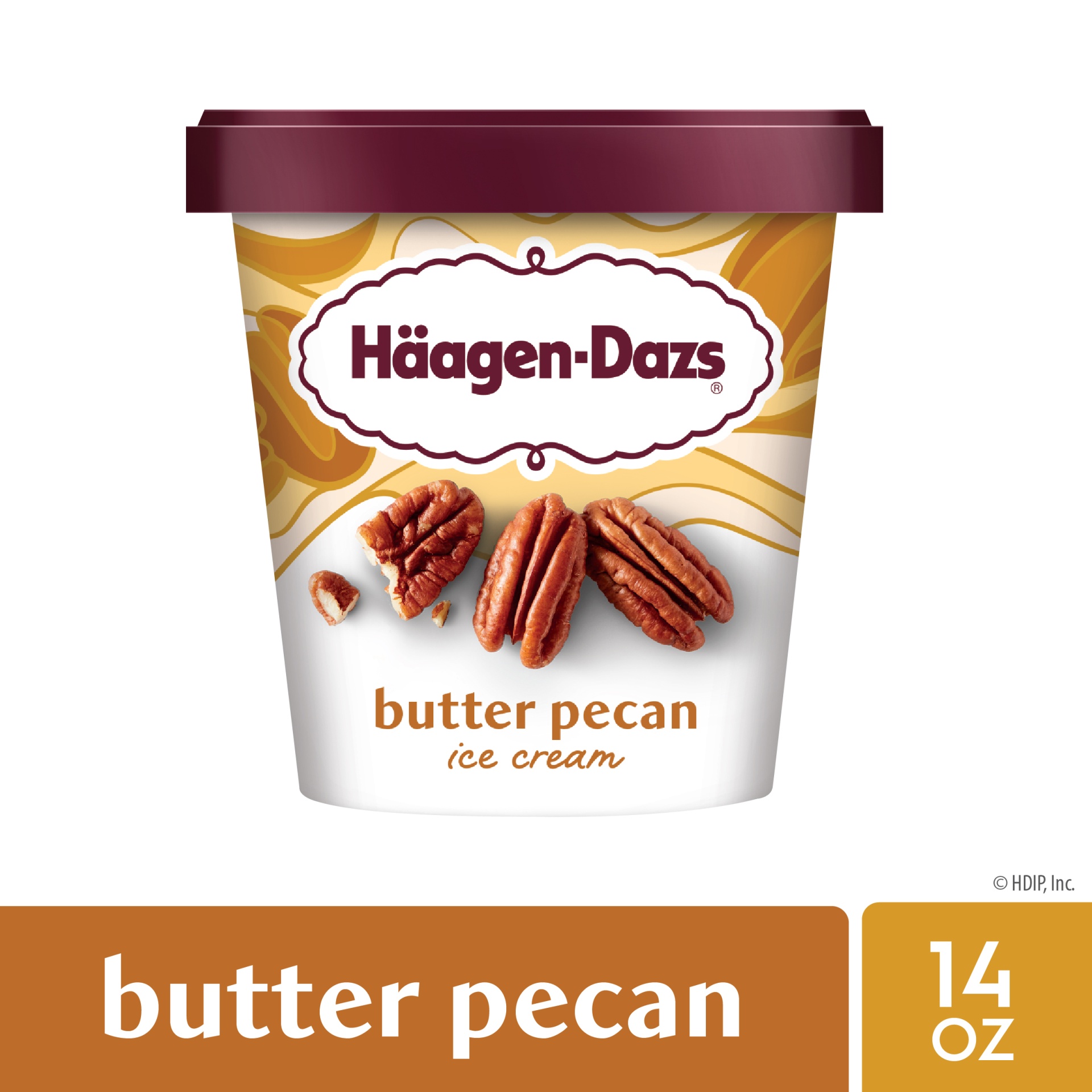 slide 1 of 7, Häagen-Dazs Butter Pecan Ice Cream, 14 oz