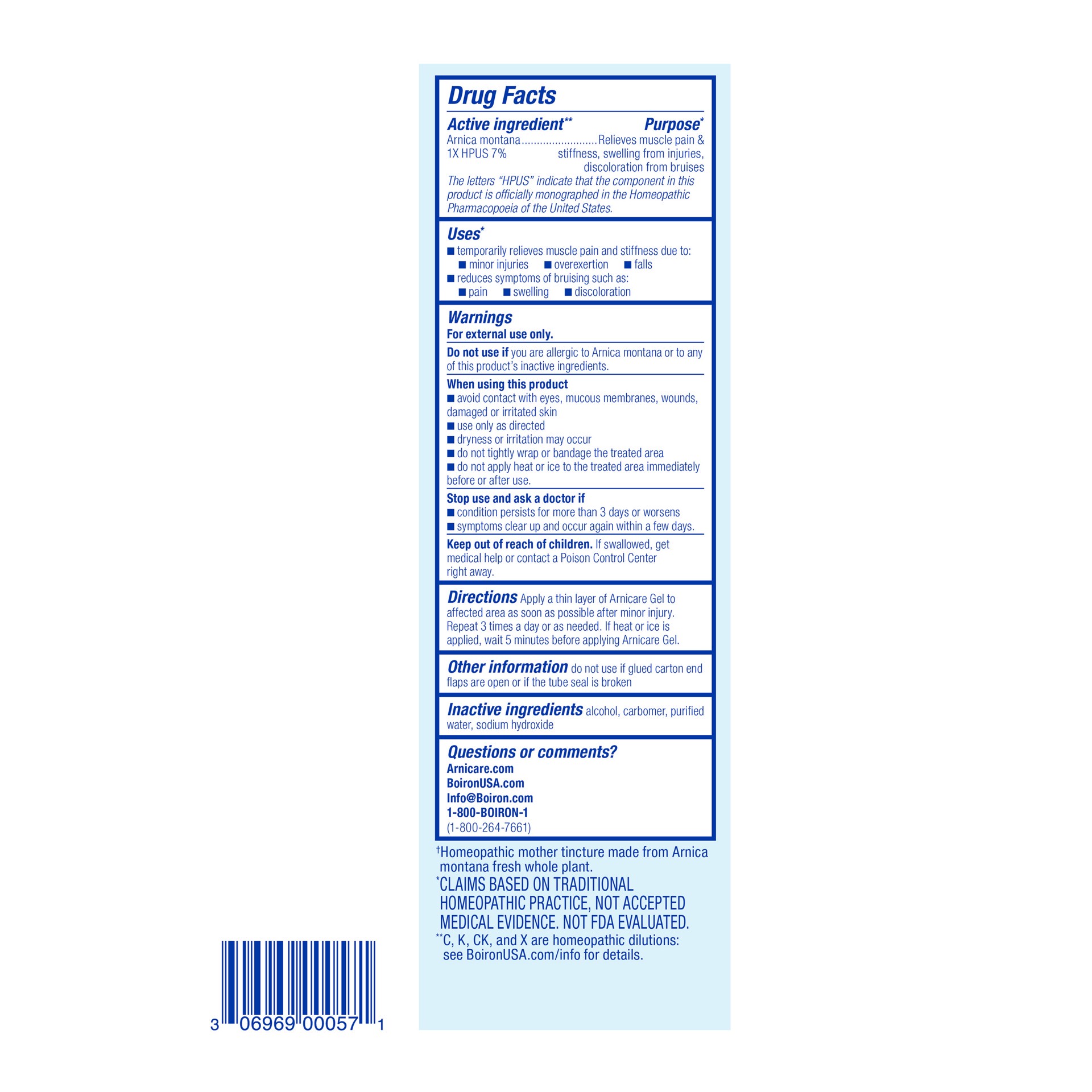 slide 4 of 5, Boiron Arnicare Pain Relief Gel, 4.1 oz