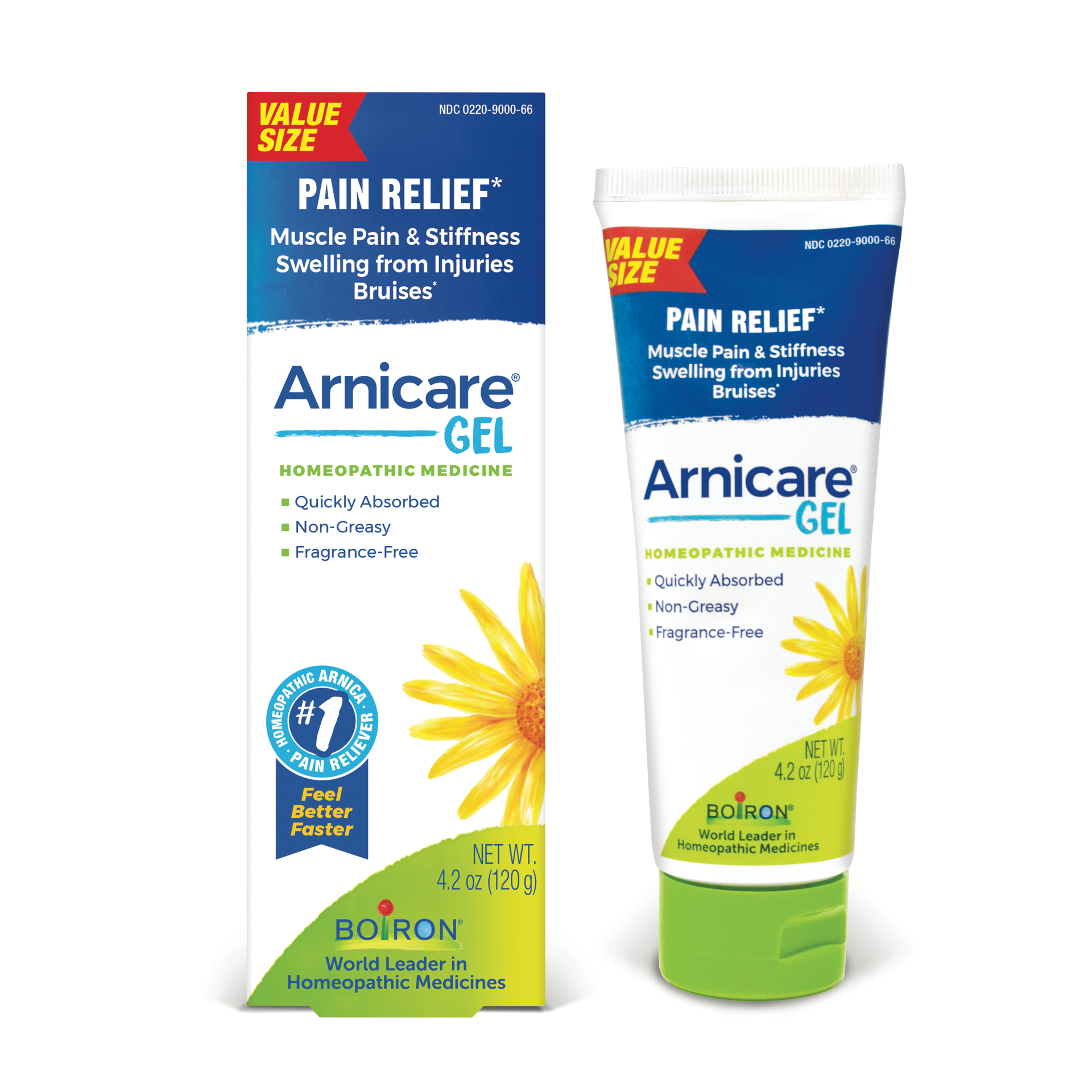 slide 1 of 5, Boiron Arnicare Pain Relief Gel, 4.1 oz