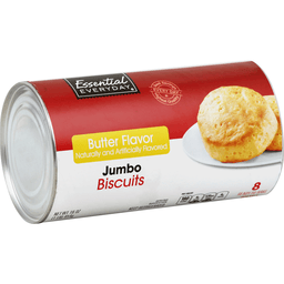 slide 1 of 1, Essential Everyday Butter Flavor Jumbo Biscuits, 16 oz