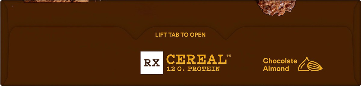 slide 2 of 8, RX Cereal Chocolate Almond, Breakfast Cereal, 12g Protein, 12oz Box, 1 Box, 12 oz