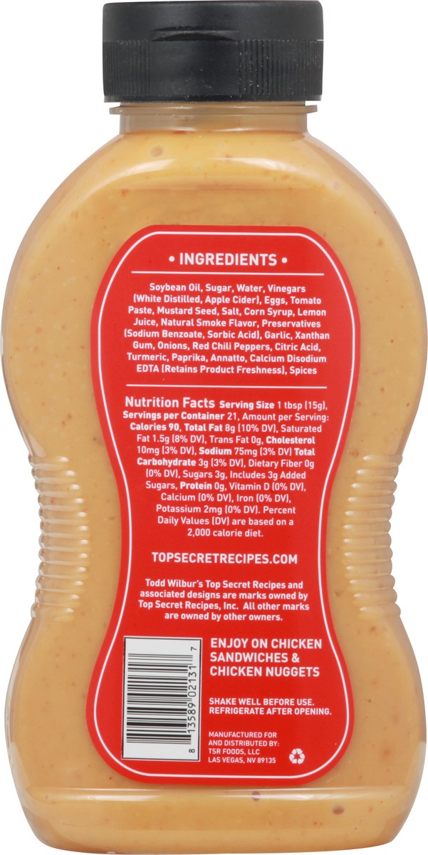 slide 8 of 9, Top Secret Recipes Sandwich Chicken Chicken Sauce 11 oz Bottle, 11 oz