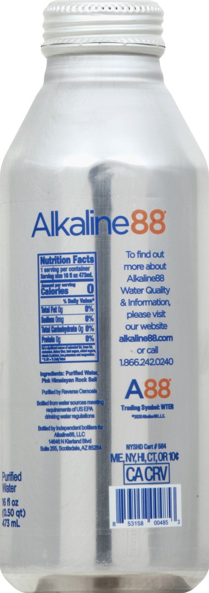 slide 9 of 13, Alkaline88 Purified Water - 16.9 oz, 16.9 oz