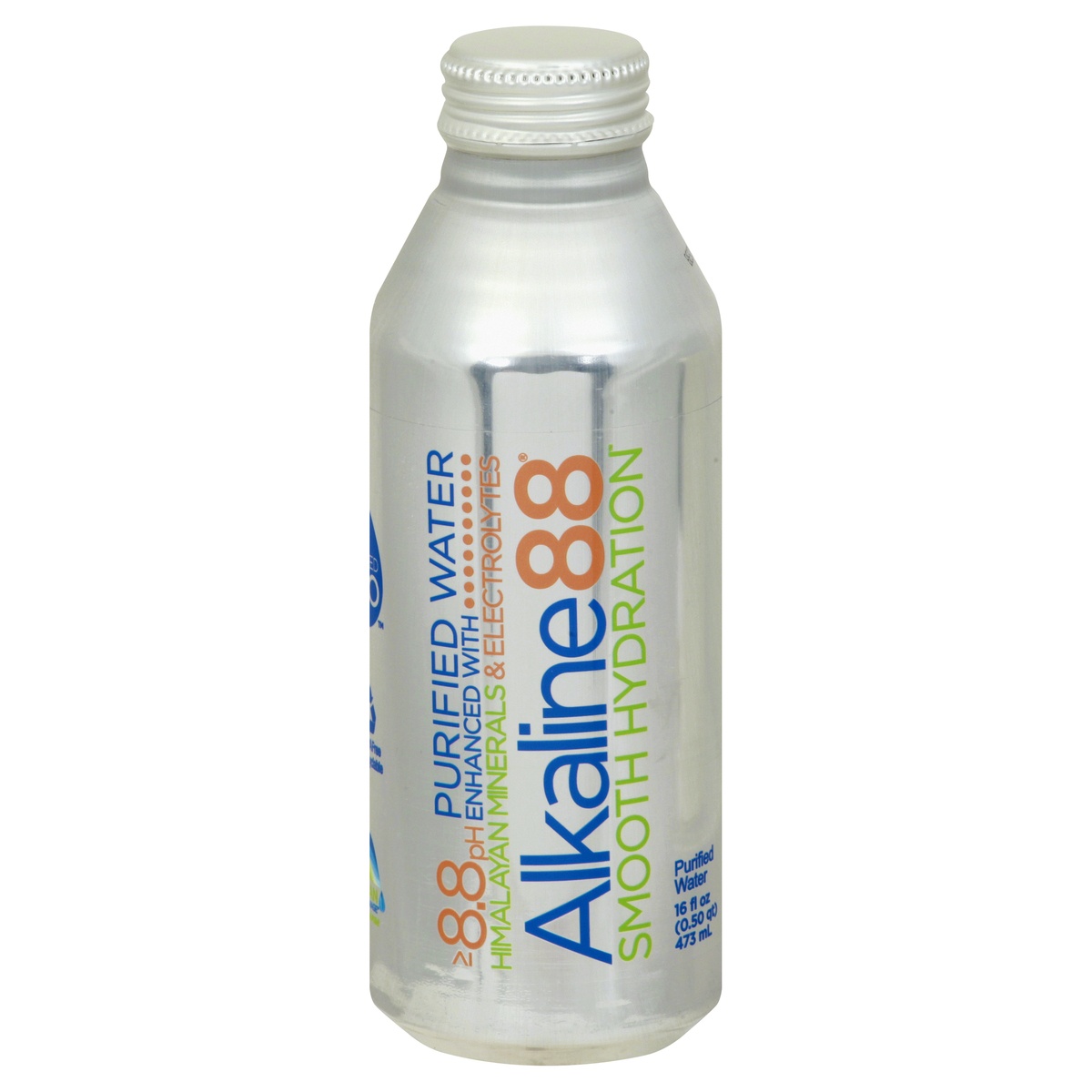 slide 1 of 1, Alkaline88 Purified & Enhanced Mineral Water, 16.9 oz