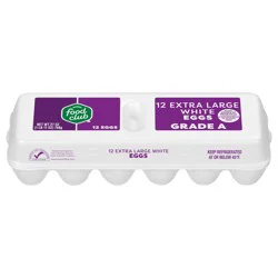 Food Club White Extra Large Eggs - 12 ct