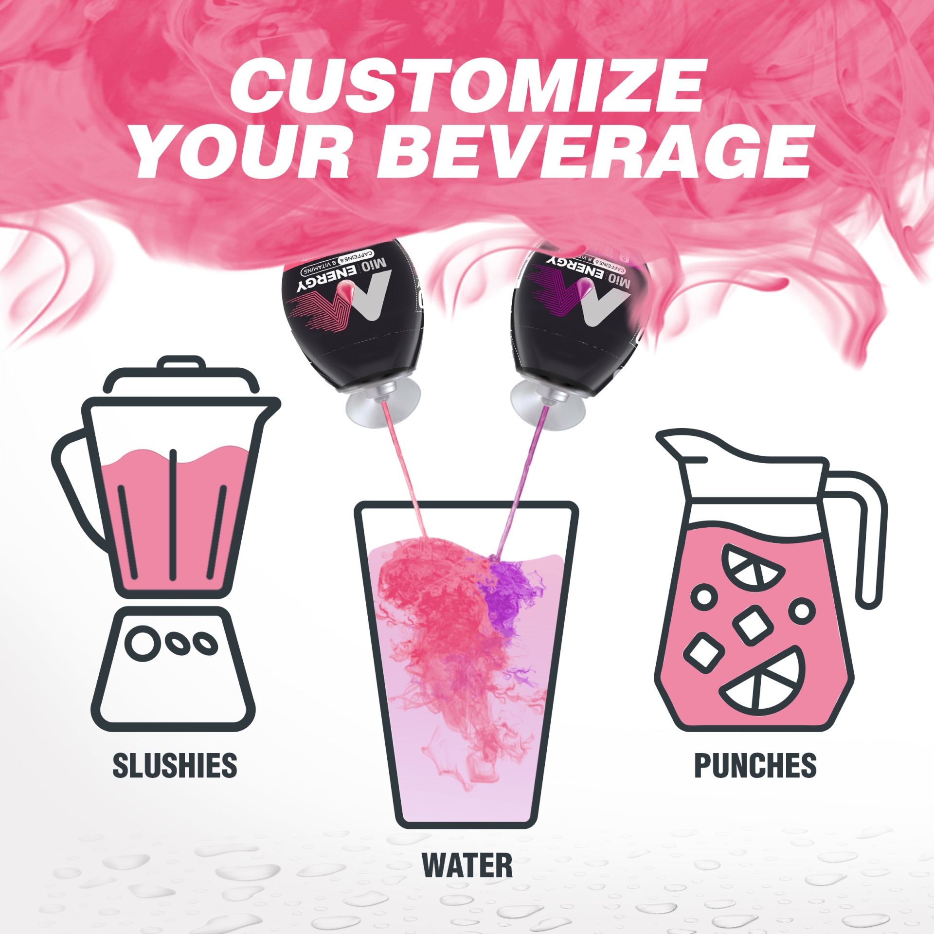 slide 3 of 13, Shake 'n Bake MiO Energy Pineapple Strawberry Liquid Water Enhancer- 1.62 fl oz, 1.62 fl oz