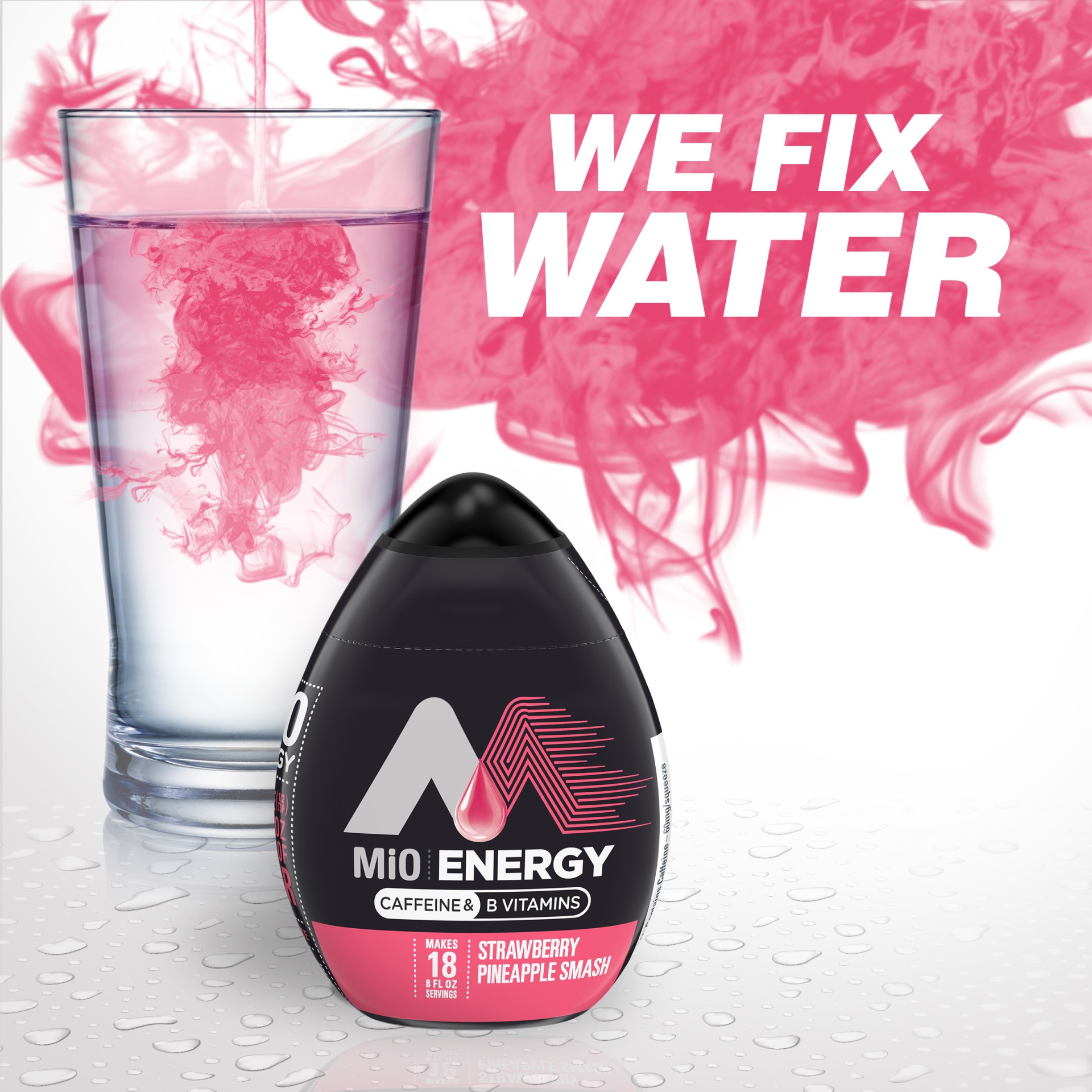 slide 6 of 13, Shake 'n Bake MiO Energy Pineapple Strawberry Liquid Water Enhancer- 1.62 fl oz, 1.62 fl oz