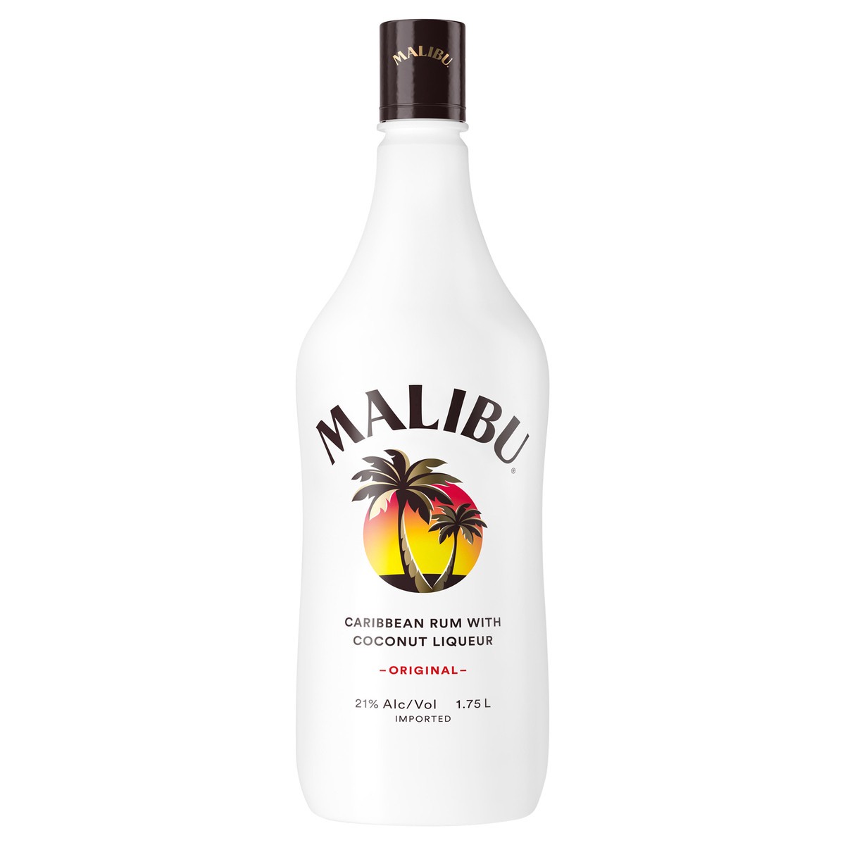 slide 1 of 2, Malibu Caribbean Rum with Coconut Flavored Liqueur 1.75L, 42 Proof, 1.75 liter