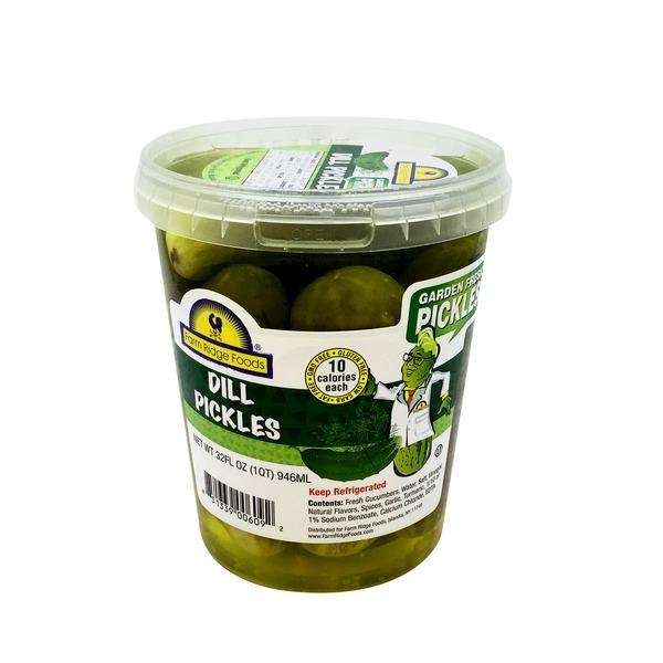 slide 1 of 1, Farm Ridge Foods Farm Rdge Dill Pickles, 32 oz